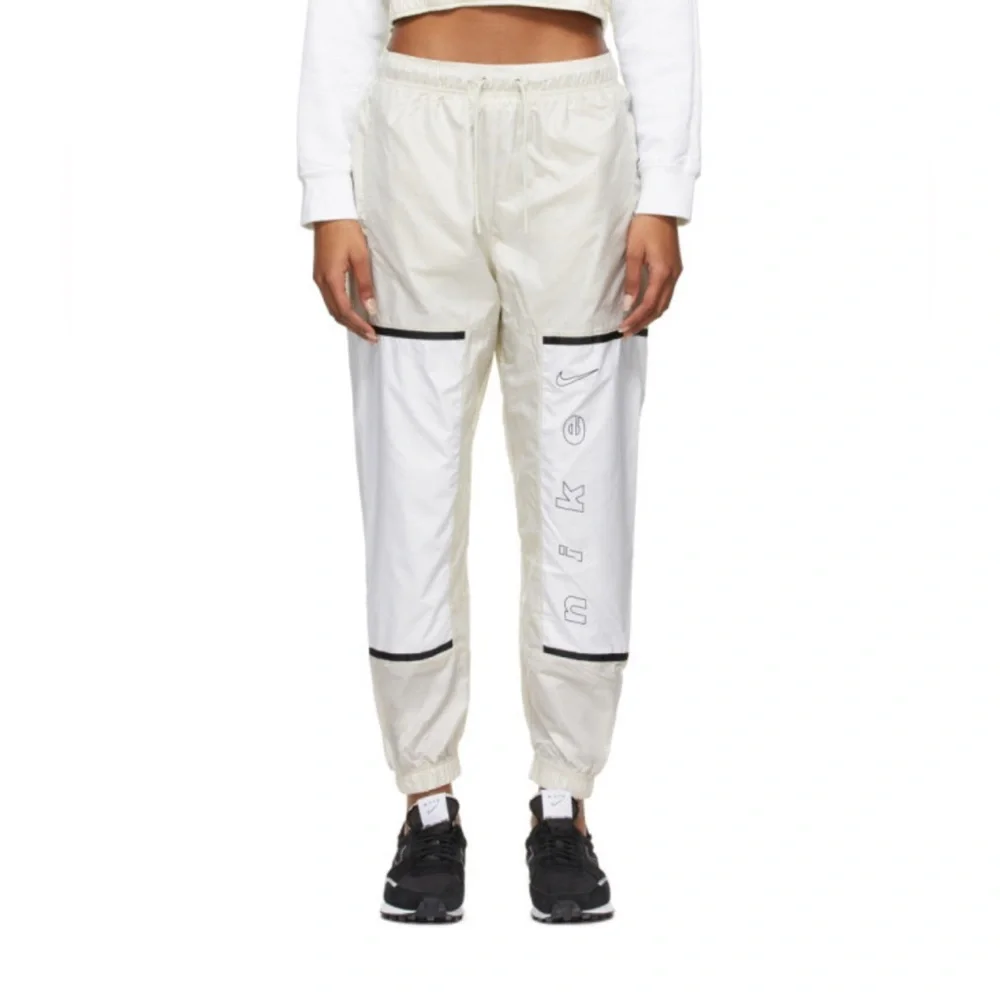 Nike Beige Sportswear Archive Remix Track Pants Medium - Picture 2 of 9